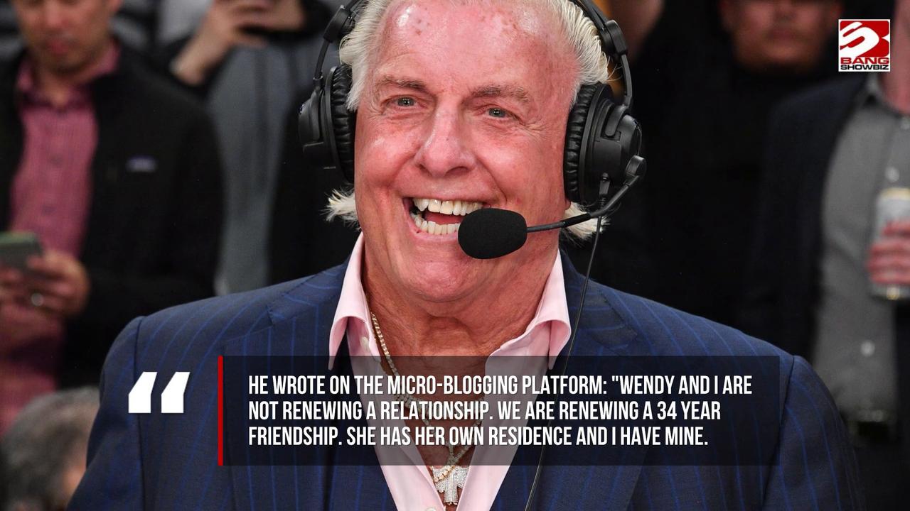 Video thumbnail for WWE legend Ric Flair 'renews friendship with ex-wife'