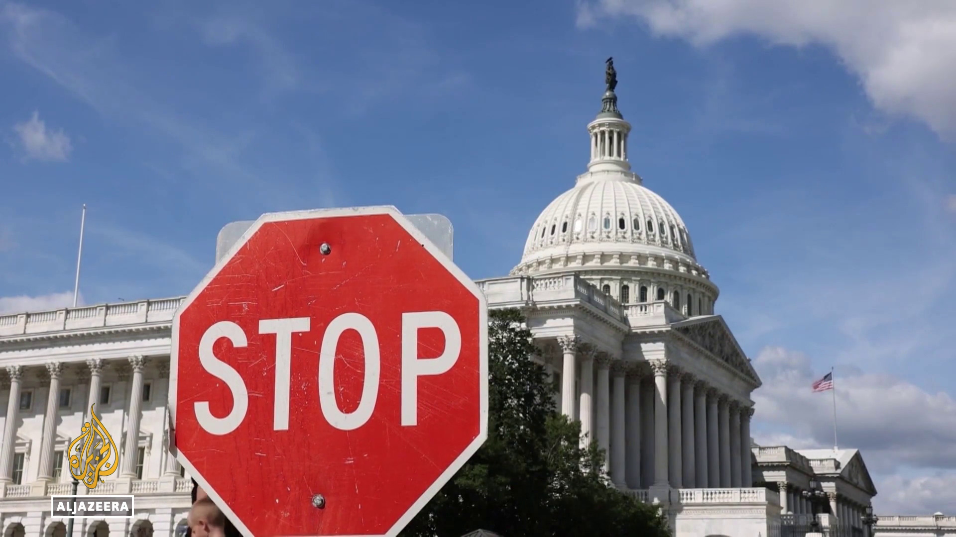 'Video thumbnail for US government shutdown: Federal workers stuck in limbo as politicians spar'