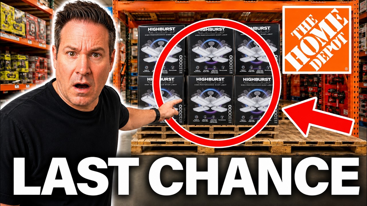 Video thumbnail for Home Depot Is Discontinuing THESE Items - Prices Just CRASHED (August 2026)