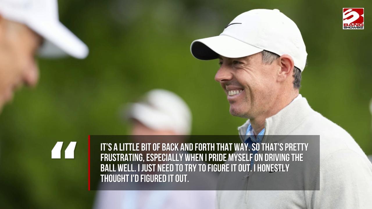 Video thumbnail for Rory McIlroy frustrated by 'wayward' driving at PGA Championship