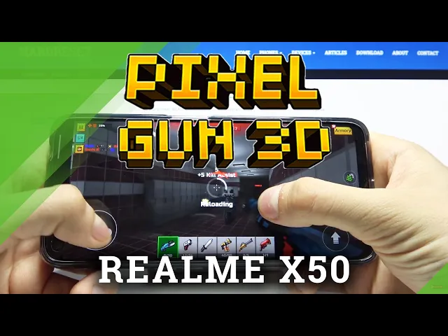 Video thumbnail for Pixel Gun 3D Gameplay - How it works on Realme X50?