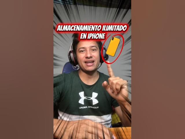 Video thumbnail for Almacenamiento ilimitado en iPhone
