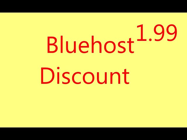 'Video thumbnail for Bluehost Coupon Code  Best Bluehost Discount'