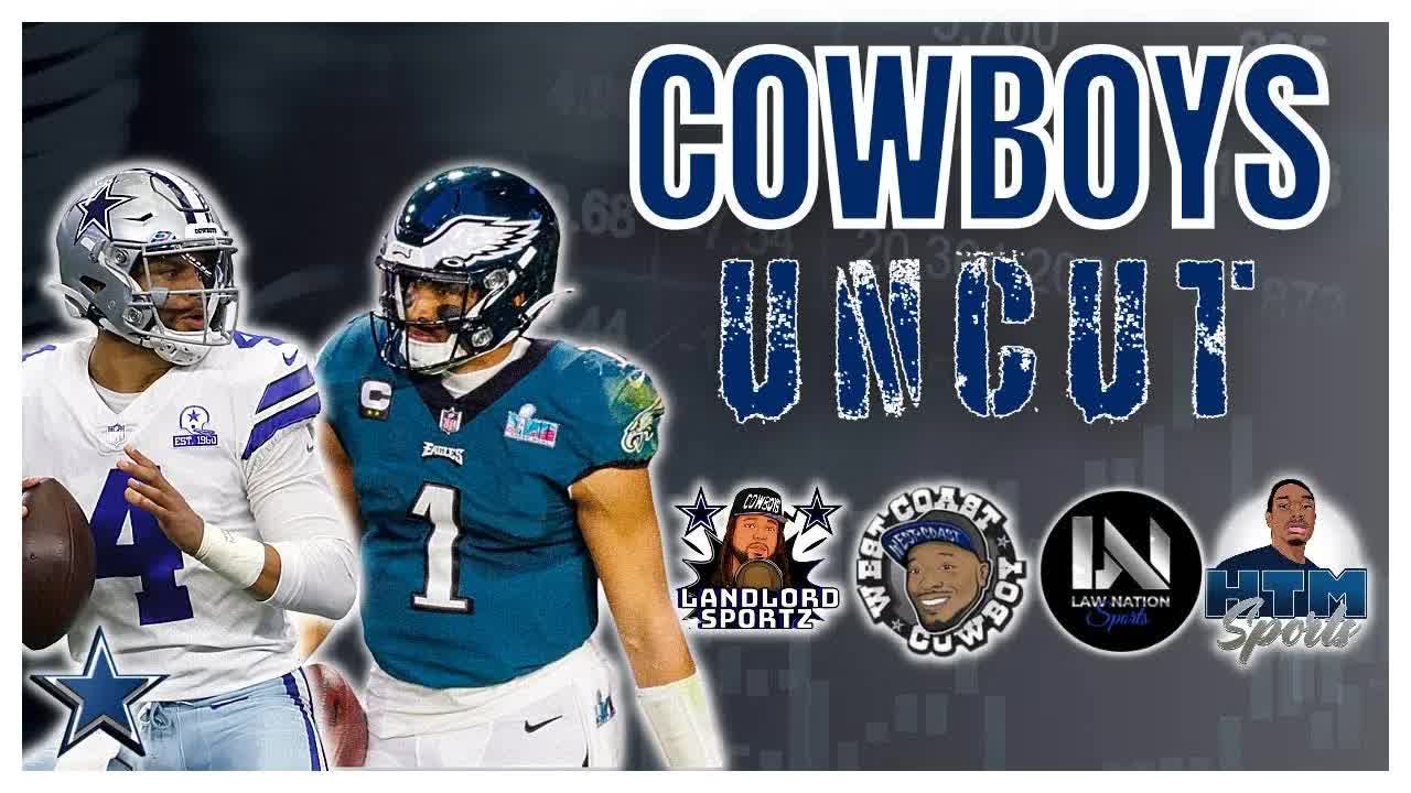 Video thumbnail for law nation sports: cowboys uncut: dak prescott vs. jalen hurts, coaching decisions & training camp talk