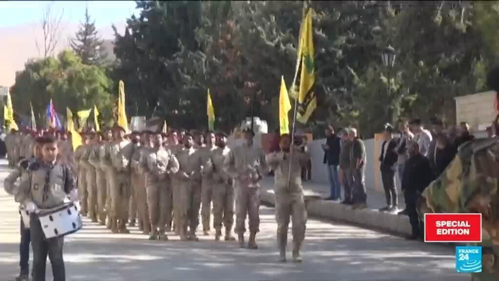 Video thumbnail for What is Hezbollah, the militant group whose military activities Lebanon wants to ban?