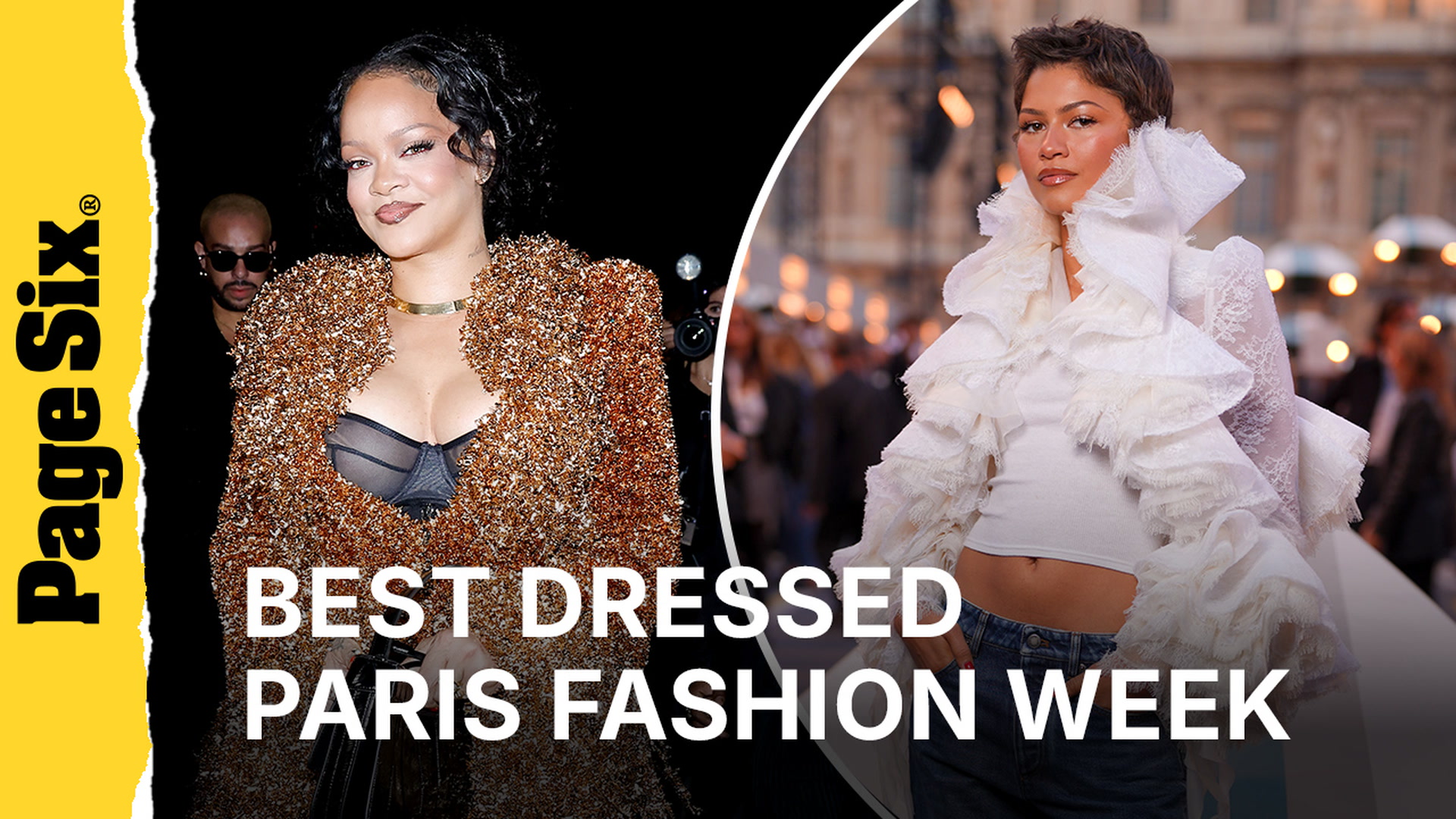 Video thumbnail for The best celebrity looks from Paris Fashion Week: Zendaya, Rihanna and more