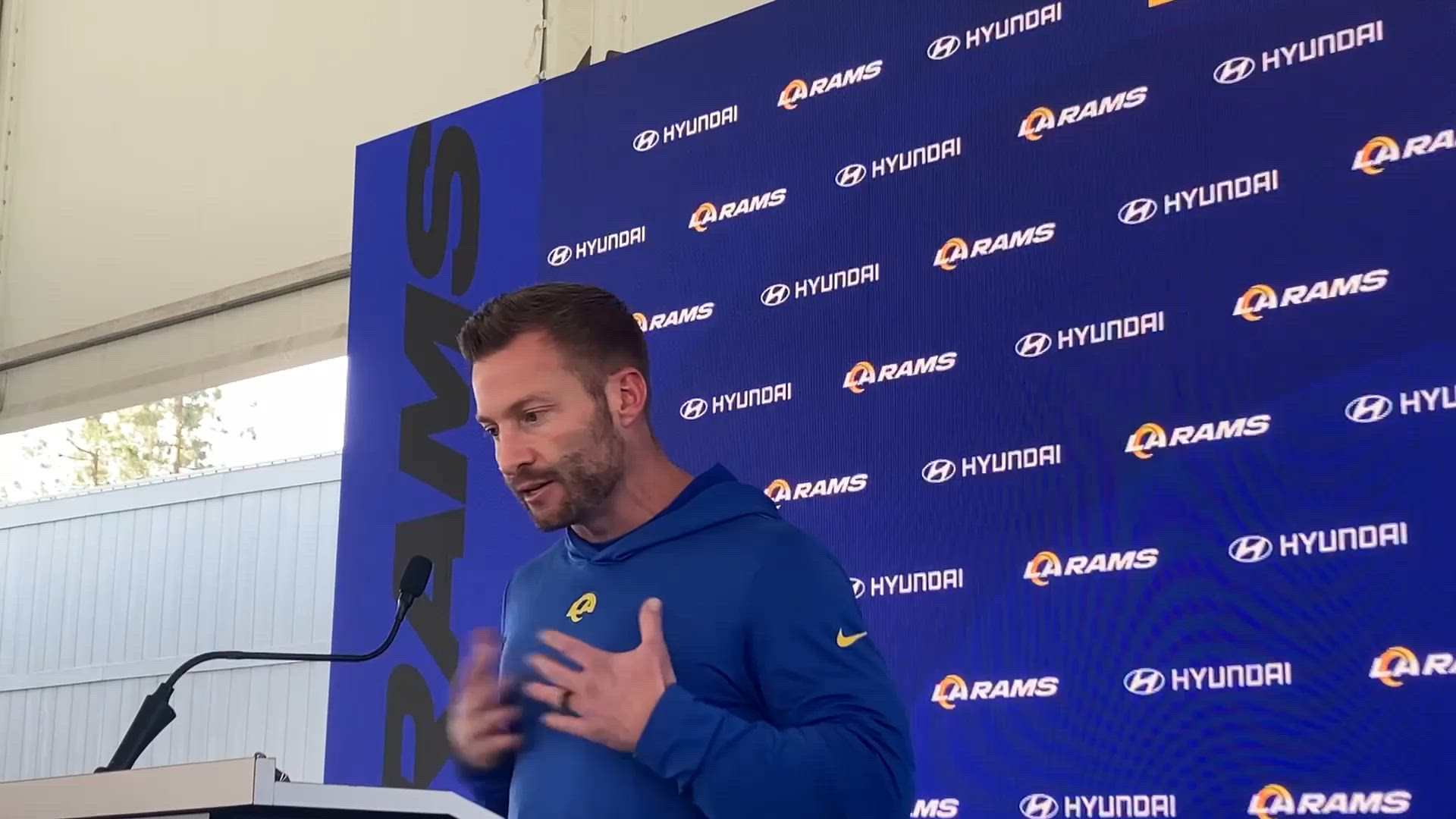 Video thumbnail for Los Angeles Rams HC Sean McVay on Learnings Over the Years and More
