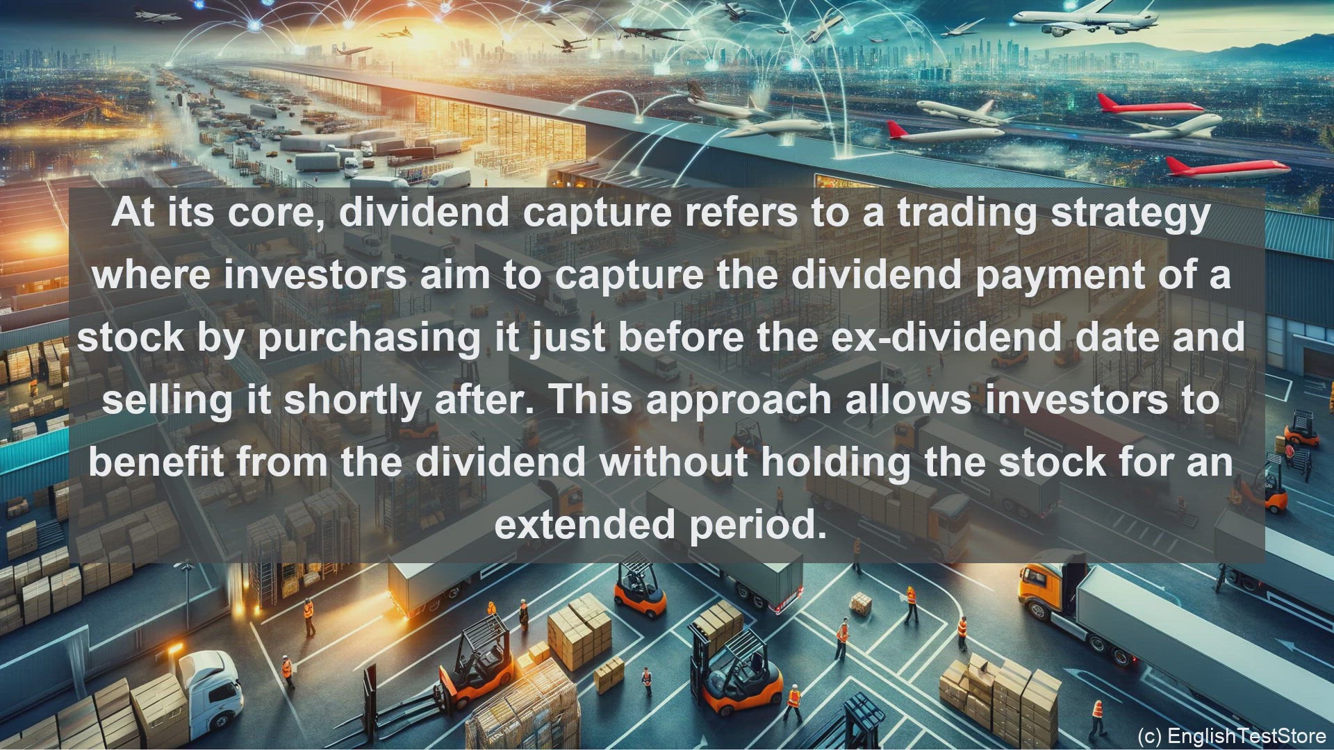 'Video thumbnail for Dividend capture in economics and finance'
