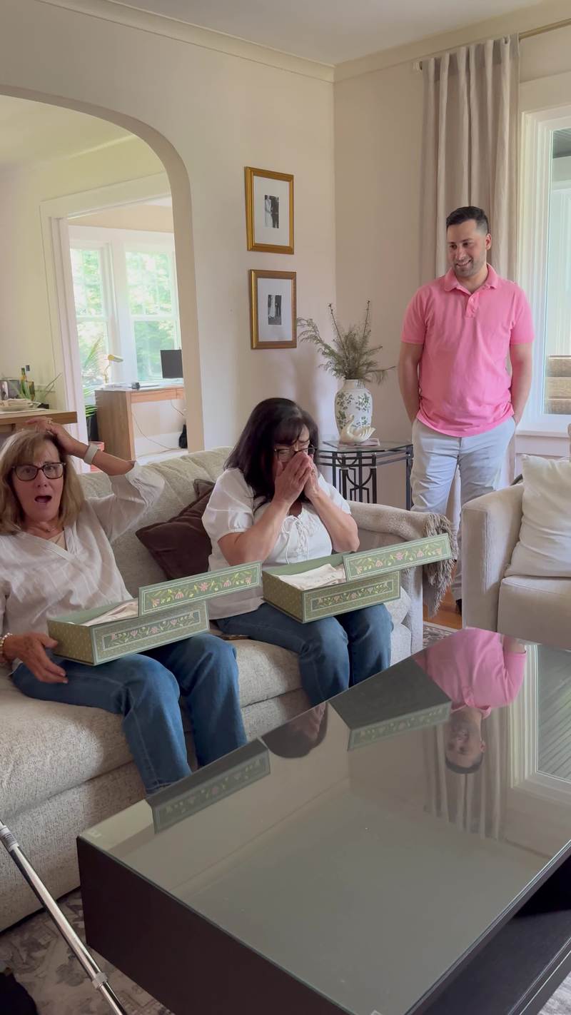 Video thumbnail for Mothers Discover a Surprise First Grandbaby on Mother’s Day
