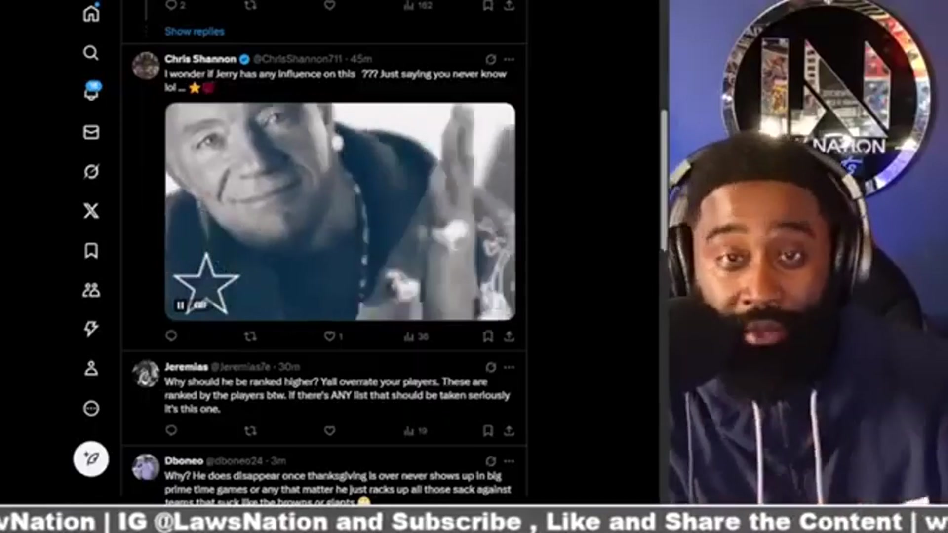 'Video thumbnail for Law Nation Sports: cowboys breakdown: dak prescott, ceedee lamb, micah parsons & the nfl salary cap'