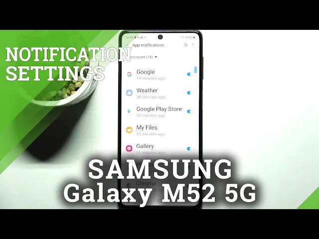 Video thumbnail for How to enable app notifications on Samsung Galaxy M52 5G - Set up notifications on Galaxy M52