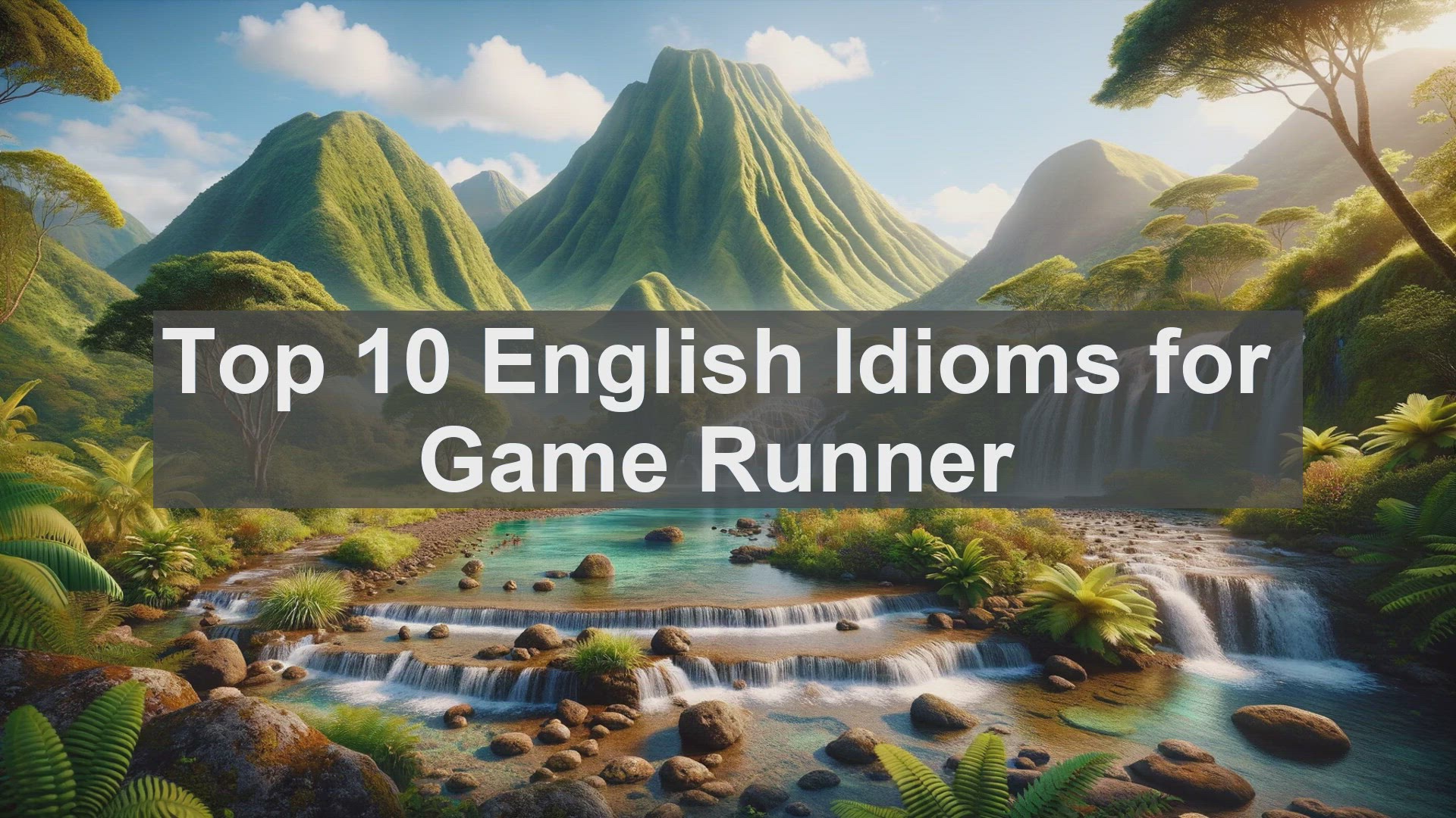 'Video thumbnail for Top 10 English Idioms for Game Runner'