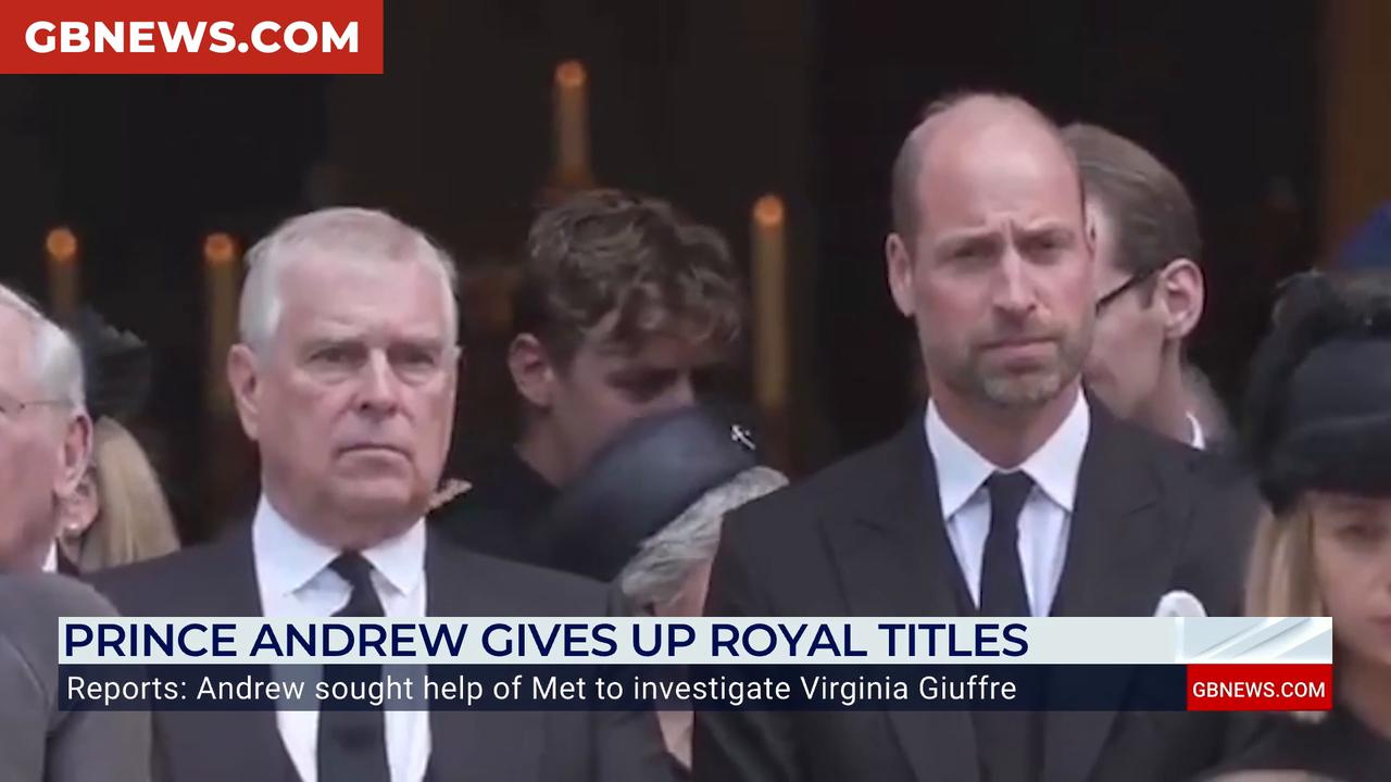 'Video thumbnail for Princesses Beatrice and Eugenie 'should not be affected' by Prince Andrew title surrender, Robert Hardman says'