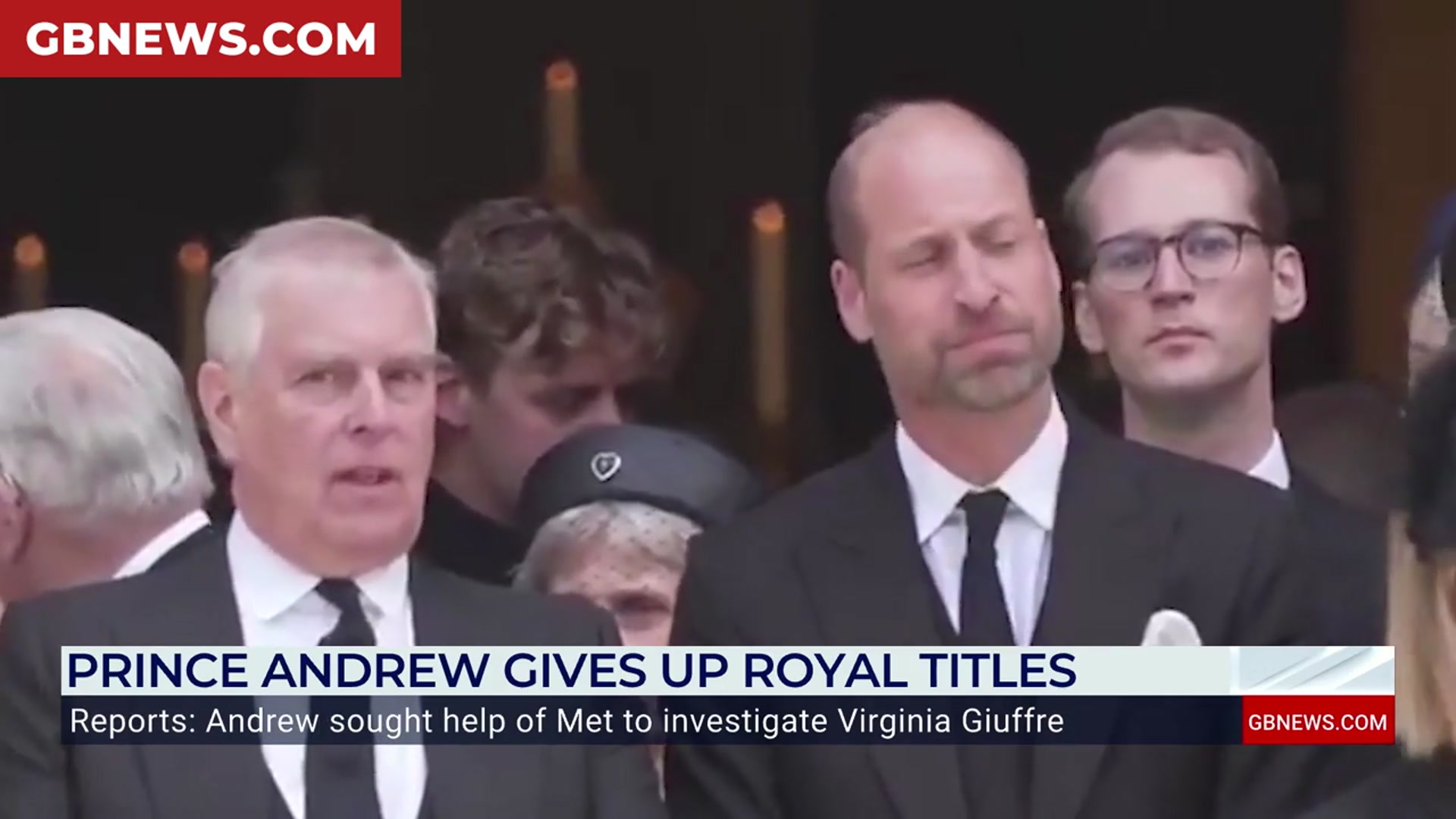 'Video thumbnail for Princesses Beatrice and Eugenie 'should not be affected' by Prince Andrew title surrender, Robert Hardman says'