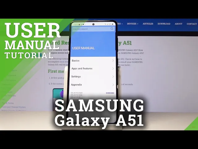 Video thumbnail for How to Activate User Manual in Samsung Galaxy A51 – Enter User Guide