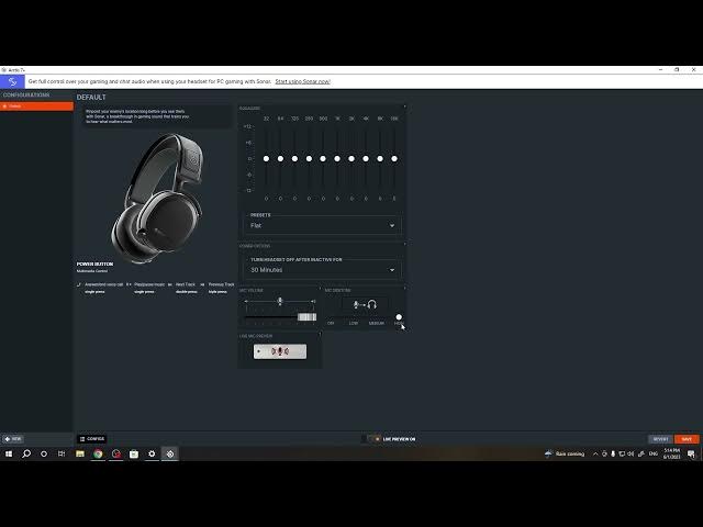 Video thumbnail for How To Change Microphone Sidetone For Steelseries Arctis 7 Wireless