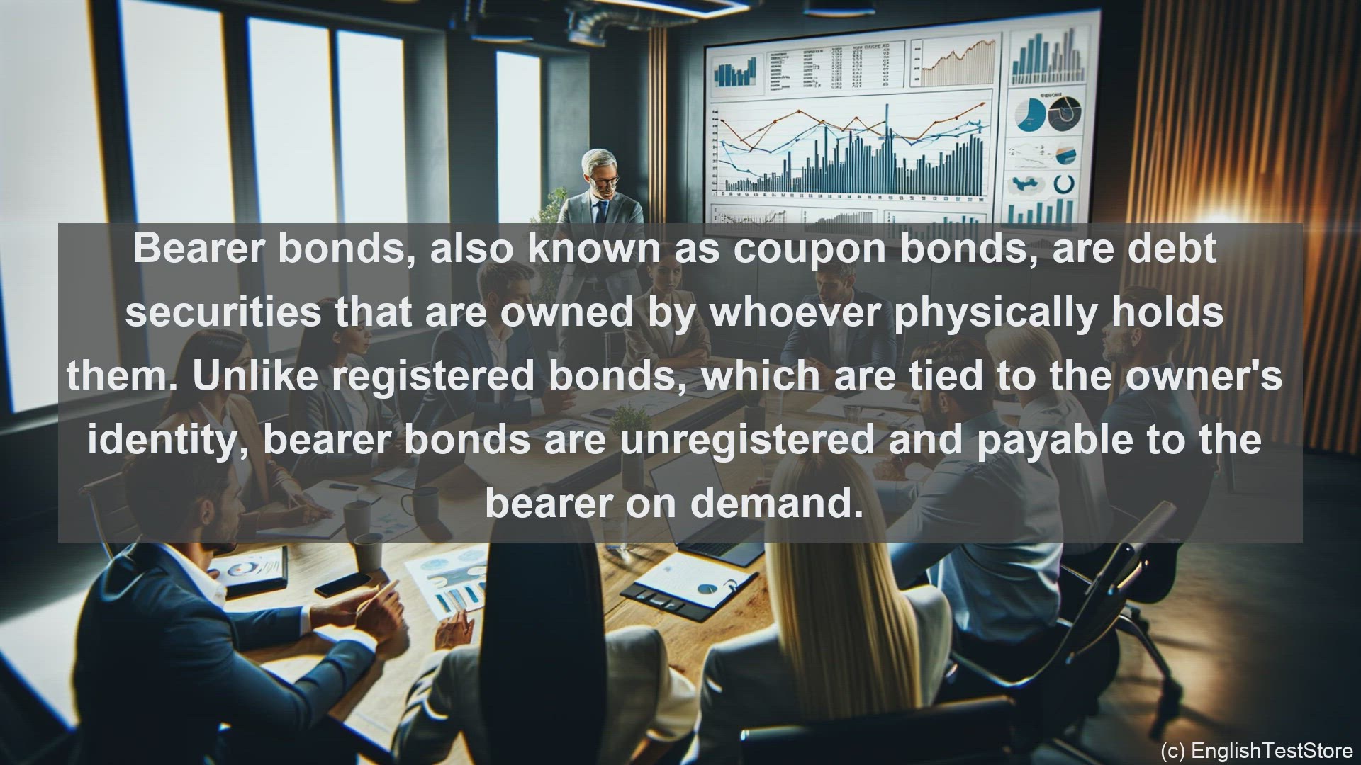 'Video thumbnail for Bearer bond in economics and finance'