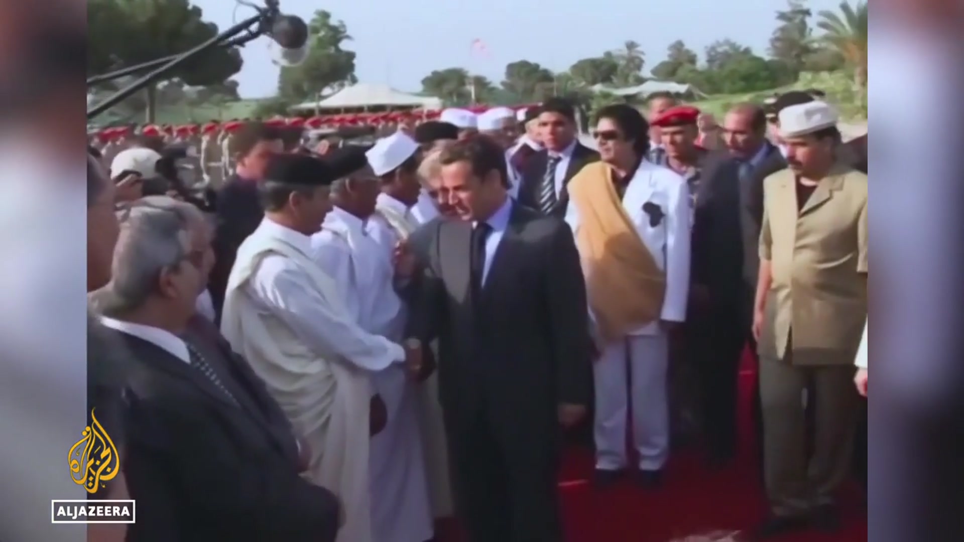 'Video thumbnail for French prosecutors demand prison for Sarkozy in Libya funding case'