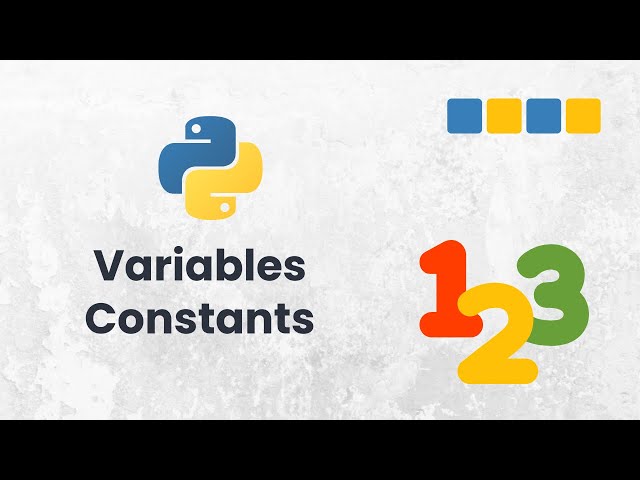 Video thumbnail for Python Variables & Constants Explained Simply (For Beginners) (Python Tutorial #4)