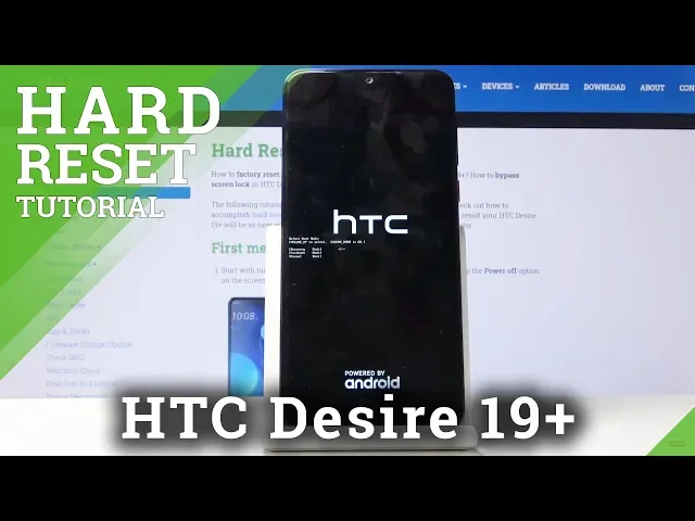 Video thumbnail for How to Hard Reset How to Hard Reset HTC Desire 19+ - Bypass Screen Lock / Delete Data