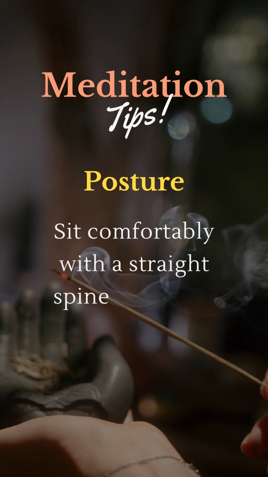 'Video thumbnail for Meditation Tips!'