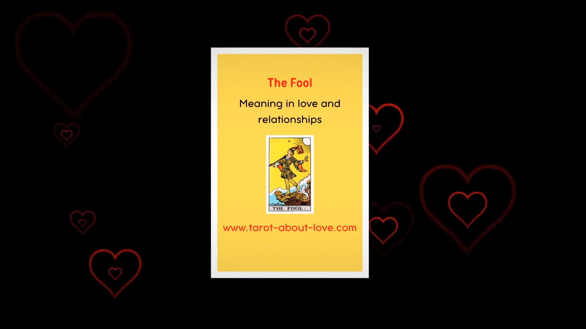Video thumbnail for Tarot Fool as Feelings for Ex