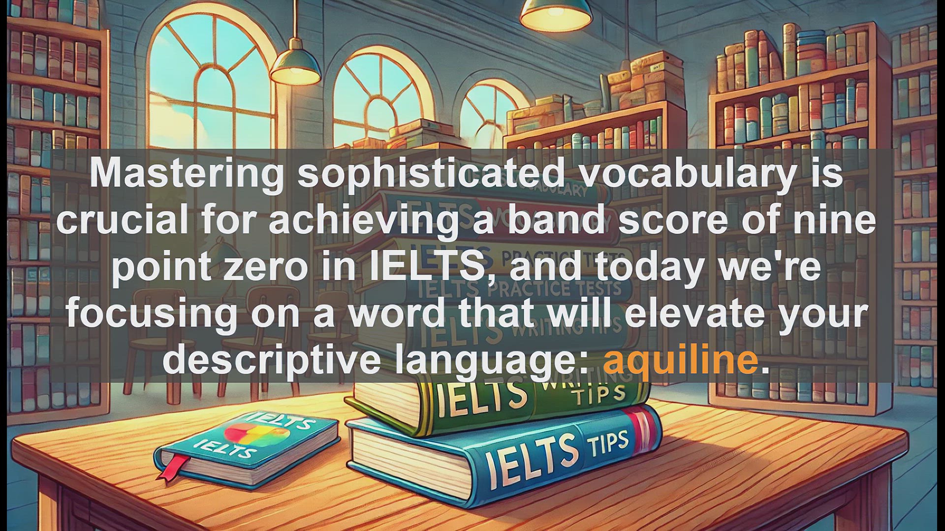 'Video thumbnail for 2000 Must Know IELTS 9.0 Vocabulary - Aquiline: Boost Your IELTS Vocabulary Score'