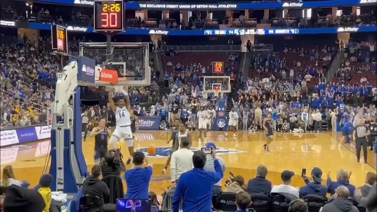 Video thumbnail for streampunksports: dre davis explodes for huge dunk against marquette!