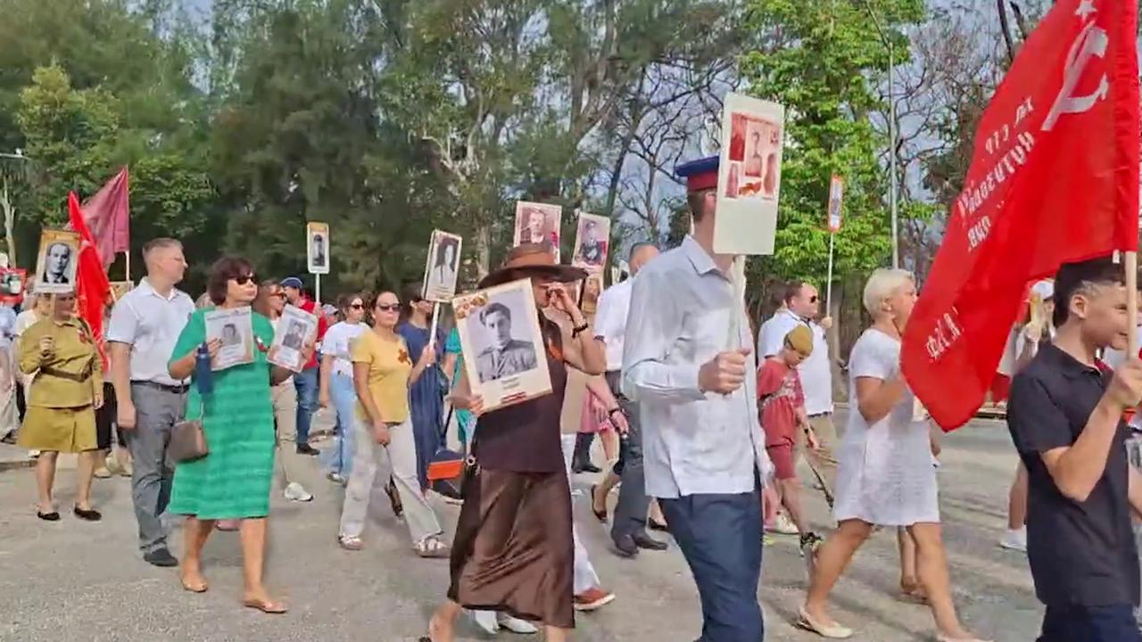 Video thumbnail for Cuba: Immortal Regiment march in Cuba.