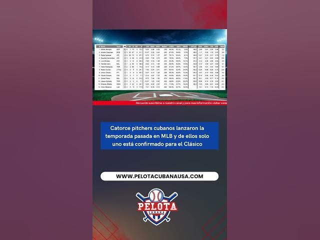 Video thumbnail for Catorce pitchers cubanos lanzaron la temporada pasada en MLB y de ellos solo uno está confirmado pa