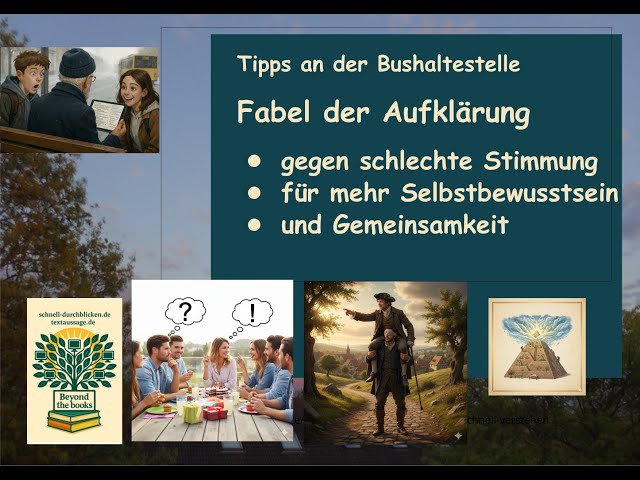 Video thumbnail for Alte "Fabel" für mehr Selbstvertrauen: Gellert, "Der Blinde und der Lahme" - Stärken im Vordergrund