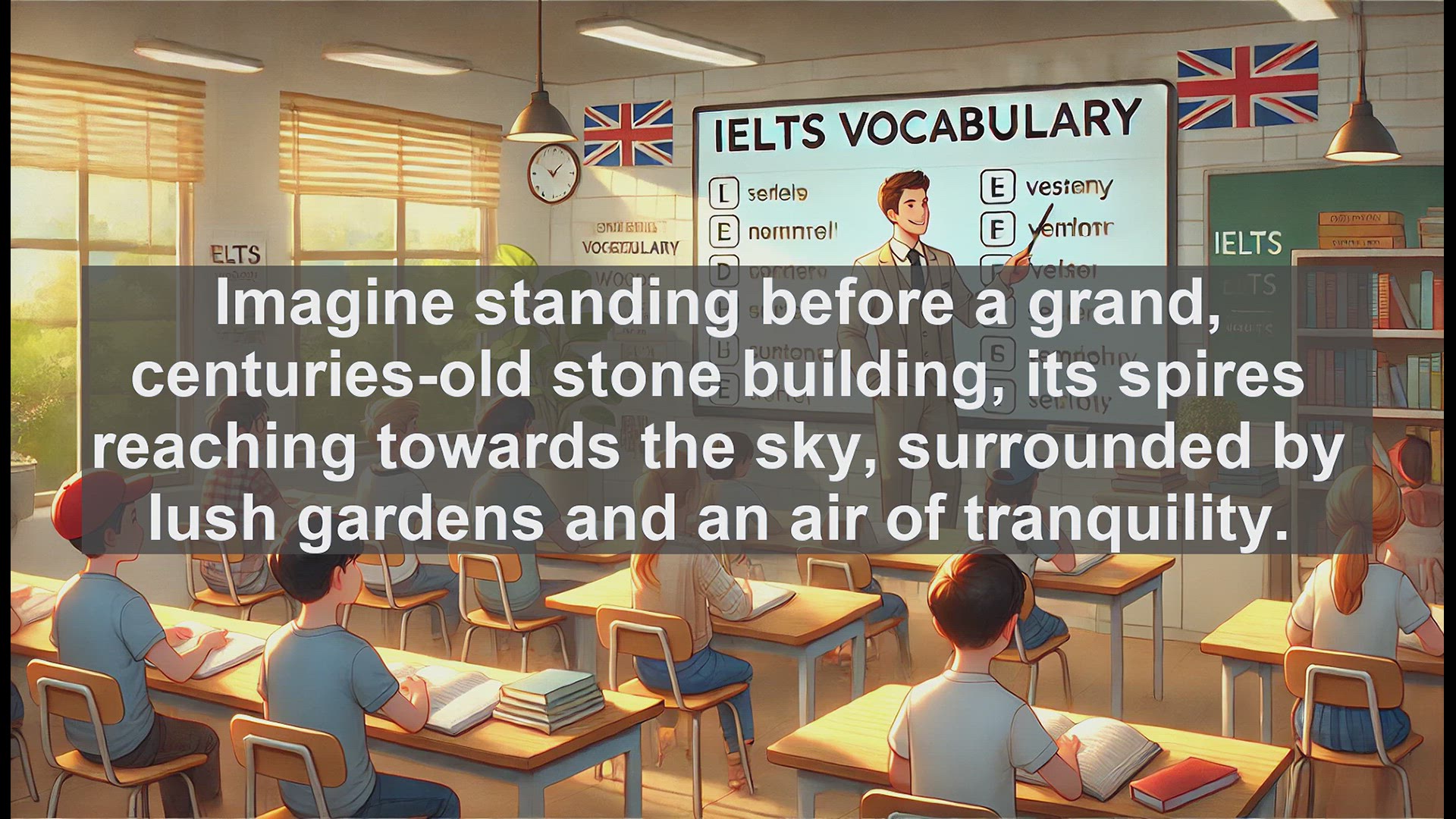 'Video thumbnail for 5000 Must Know IELTS 8.0 Vocabulary - Abbey: A Key IELTS Vocabulary Word Explained'