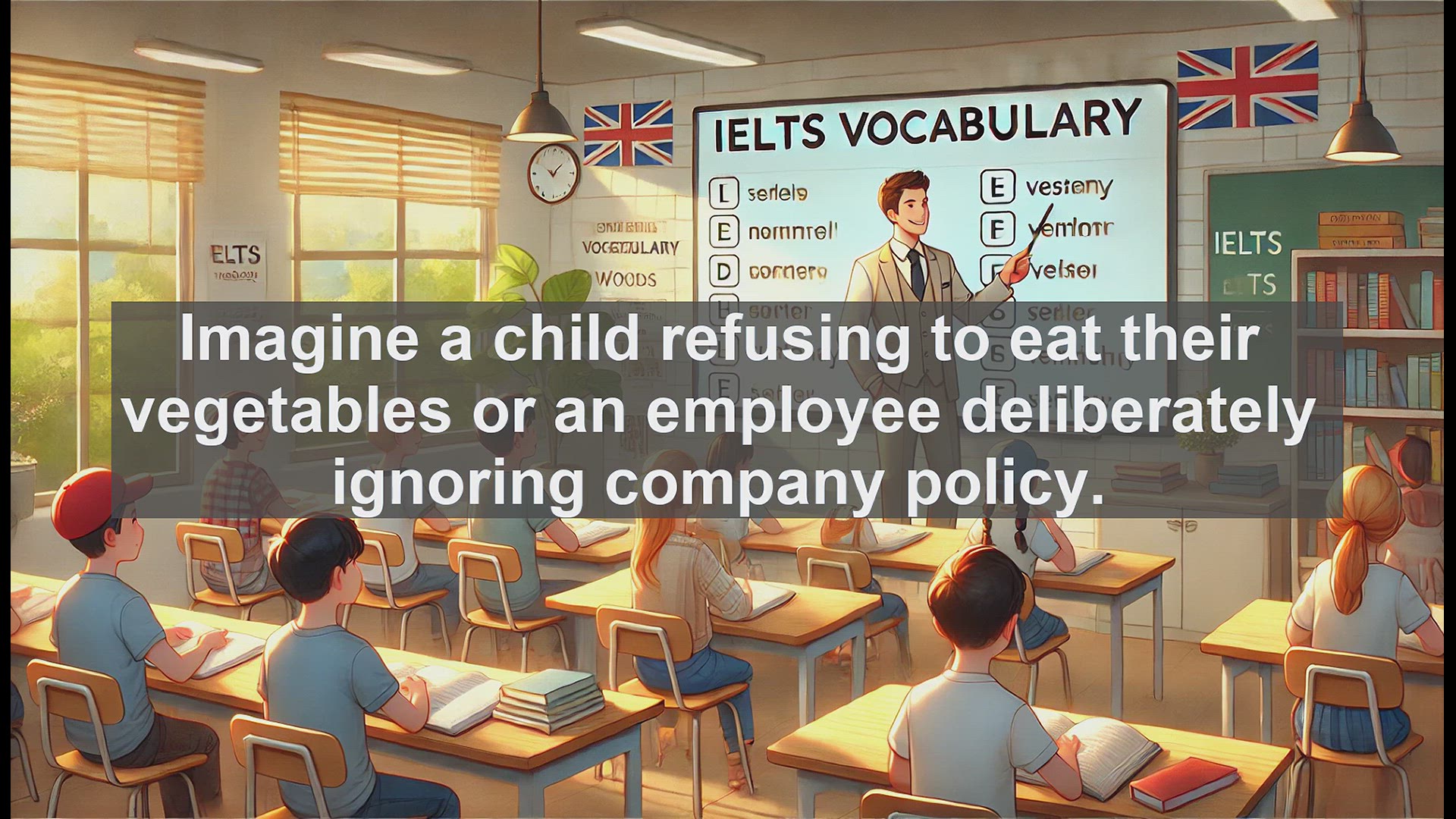 'Video thumbnail for 5000 Must Know IELTS 8.0 Vocabulary - IELTS Vocabulary: Understanding 'Disobedience''