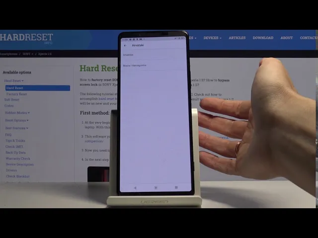 Video thumbnail for How to Change Language in SONY Xperia 1 II – Language List