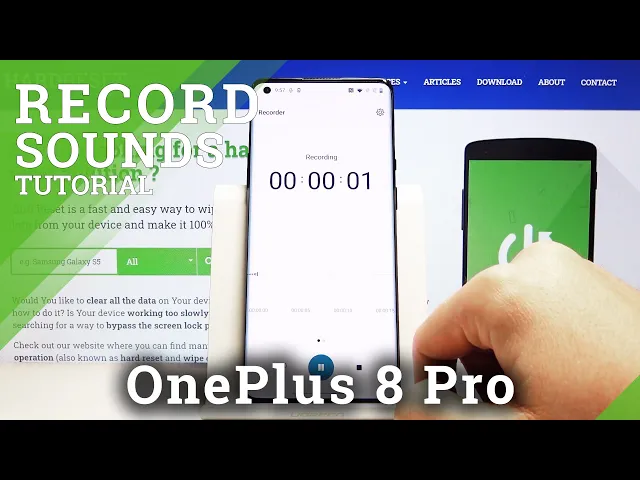Video thumbnail for How to Record Sounds in OnePlus 8 Pro – Record Voice