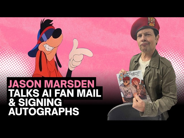 Video thumbnail for Why Jason Marsden Rejects AI Fan Mail, Funkos, and Some TTM Autograph Requests