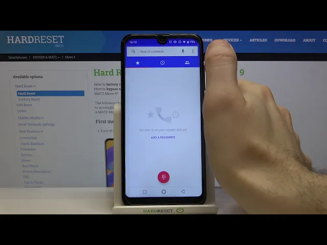 Video thumbnail for How to Block Number in KRUGER & MATZ Move 9 – Contact Blackllist