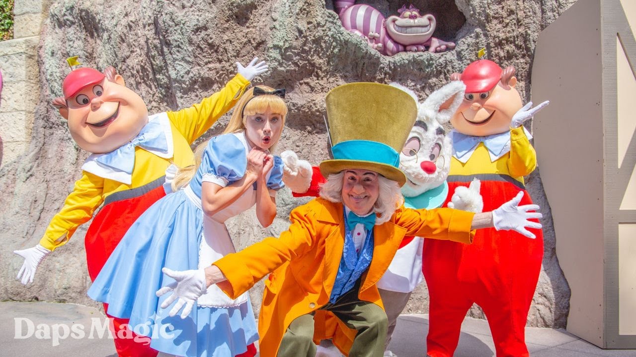 'Video thumbnail for Alice in Wonderland and Friends on Disneyland's 68th Anniversary 4K'