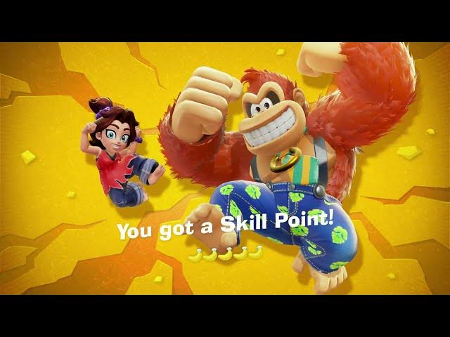 Video thumbnail for Donkey Kong Bananza - Hilltop Layer: Undertone Canal: Break VoidCo Mask |  Fall Into Canyon Layer