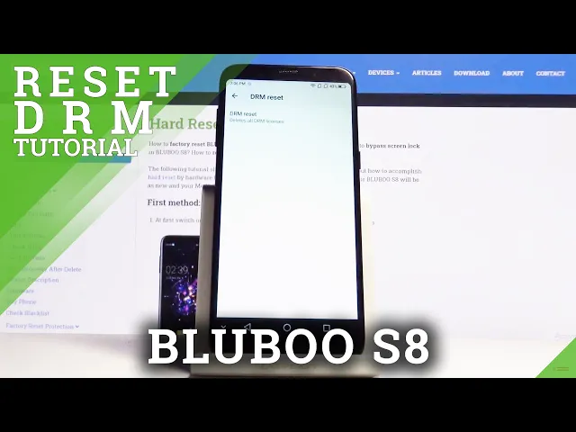 Video thumbnail for How To Reset Digital Right Management On Bluboo S8 – Erase DRM