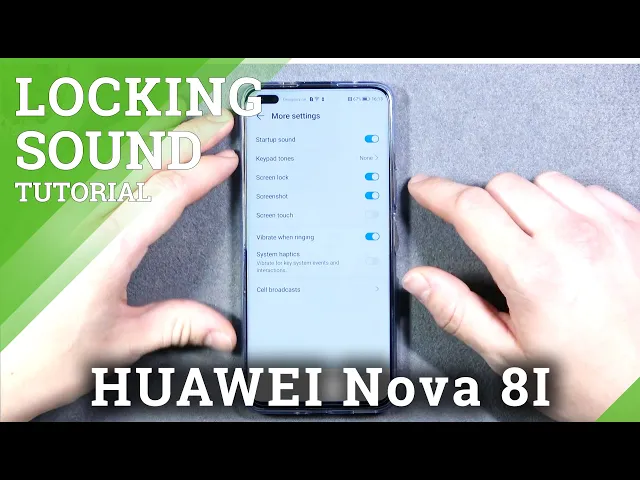 Video thumbnail for How to Enable / Disable Locking Sound on HUAWEI Nova 8i – Manage Sound Settings