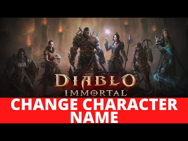 Video thumbnail for Diablo Immortal - How To Change Character Name