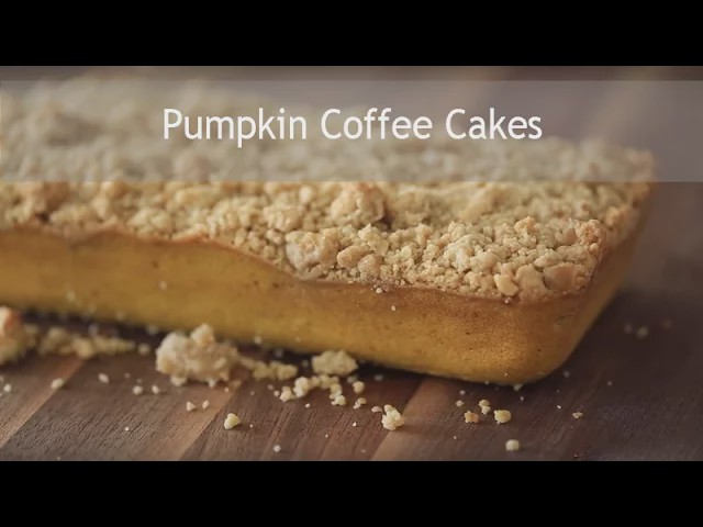 Video thumbnail for Pumpkin Coffee Cakes | Byron Talbott