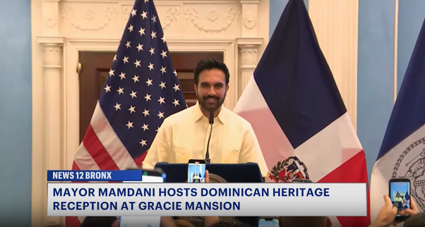 Video thumbnail for Reception highlighting Dominican heritage held at Gracie Mansion