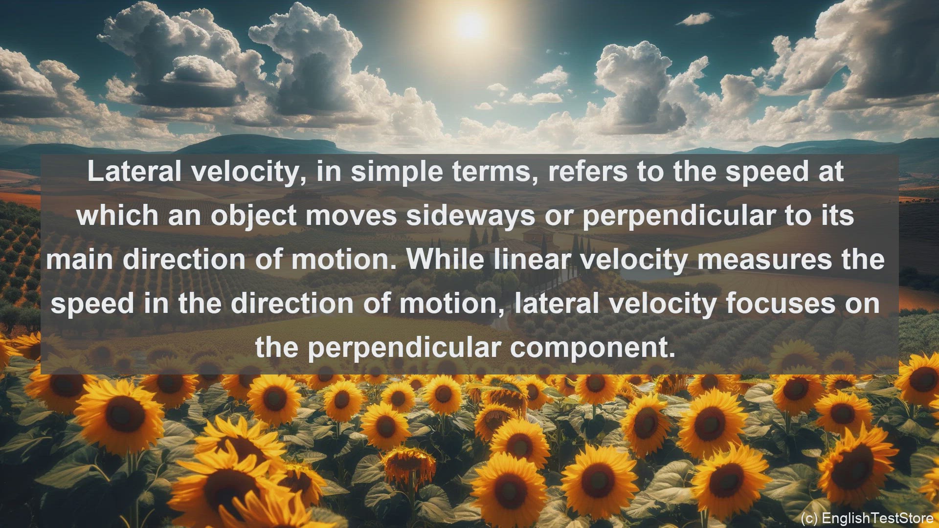 'Video thumbnail for Lateral velocity in science  definition and examples'