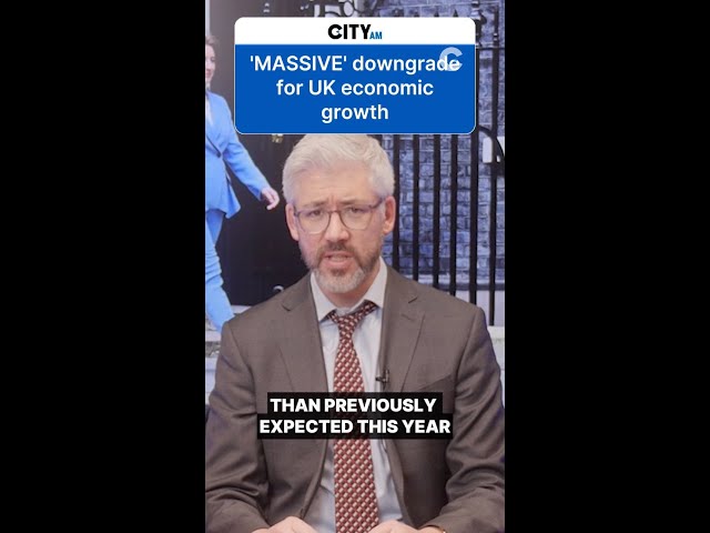 Video thumbnail for A "massive" downgrade for UK growth. 📉