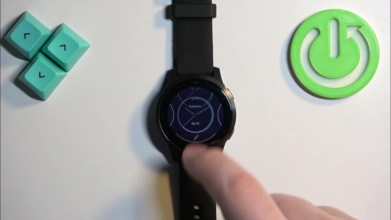 Video thumbnail for How to Change the Watch Face on GARMIN Vivoactive 4s