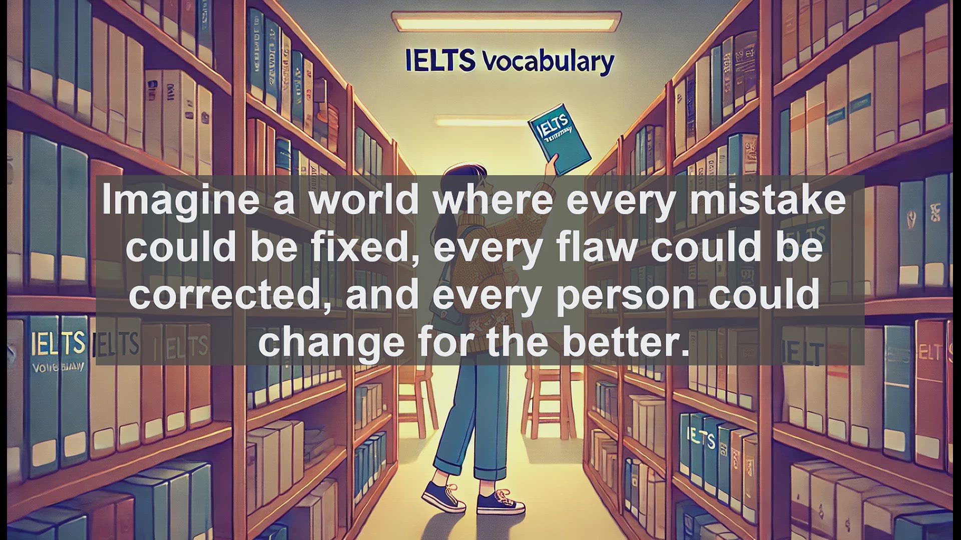'Video thumbnail for 5000 Must Know IELTS 8.0 Vocabulary - Corrigible: Boost Your IELTS Score with This Powerful Word'