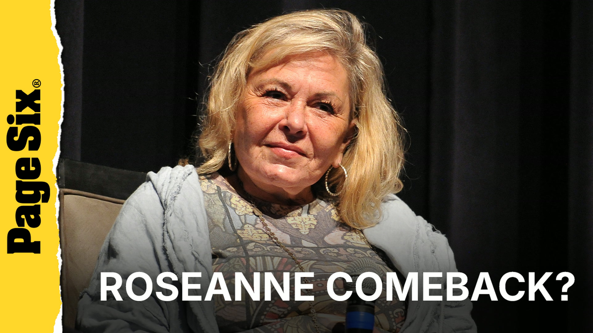 Video thumbnail for Roseanne Barr shoots secret show in huge comeback 8 years after controversial cancelation