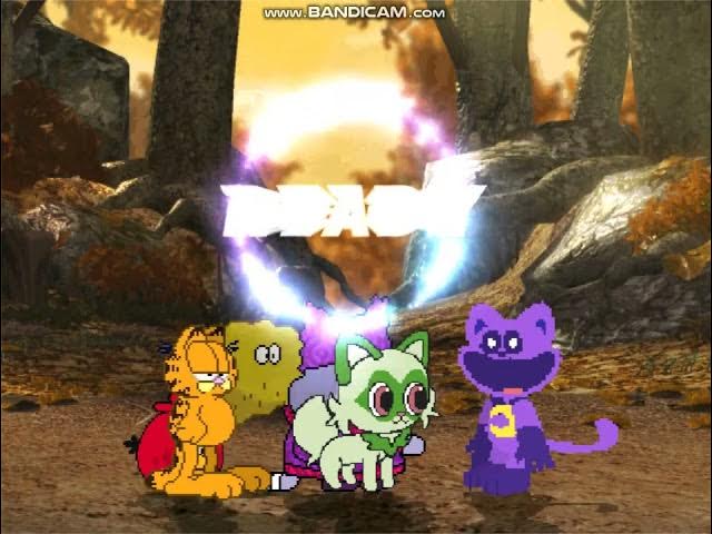 Video thumbnail for MB Garfield/RedBird/Sprigatito/Chowder Vs CCP-Bag/BCP-Bag/Catnap